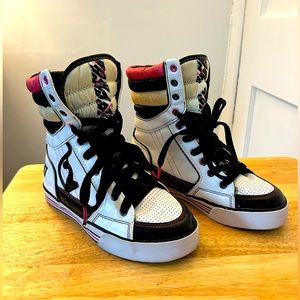 Baby Phat Girls High Top Sneaker Size 2